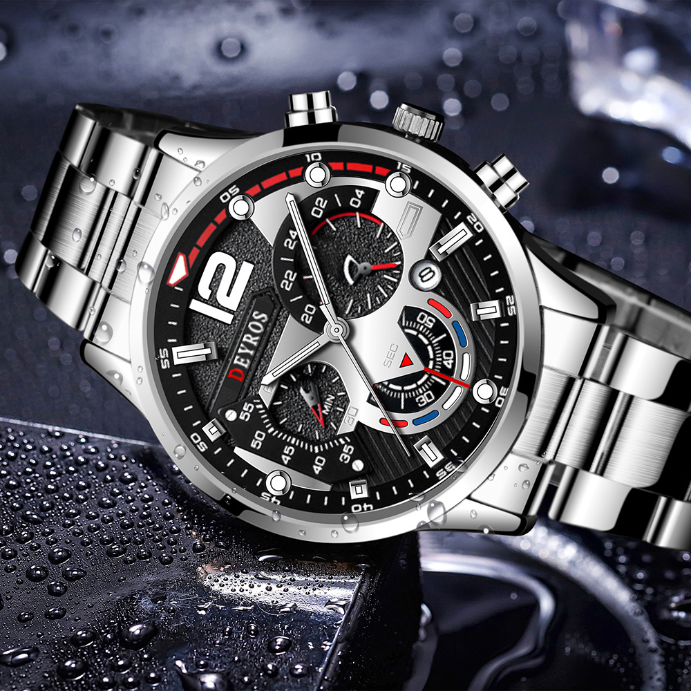 Steel Strap Quartz Watch