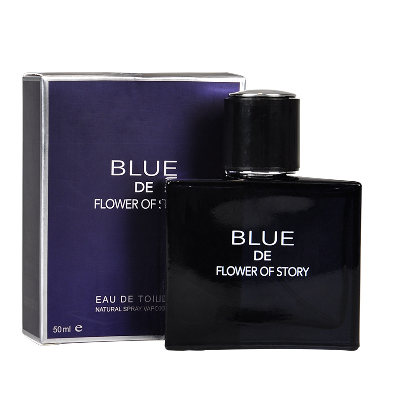 Cologne French Men's Perfume Gentleman Perfume Fragrance Blue Spray Marine Classic Perfume Lasting Light Fragrance Fresh and Natural Temptation